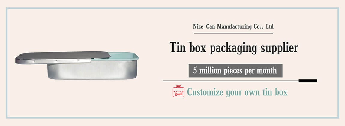 tin packaging tinware direct slip lid