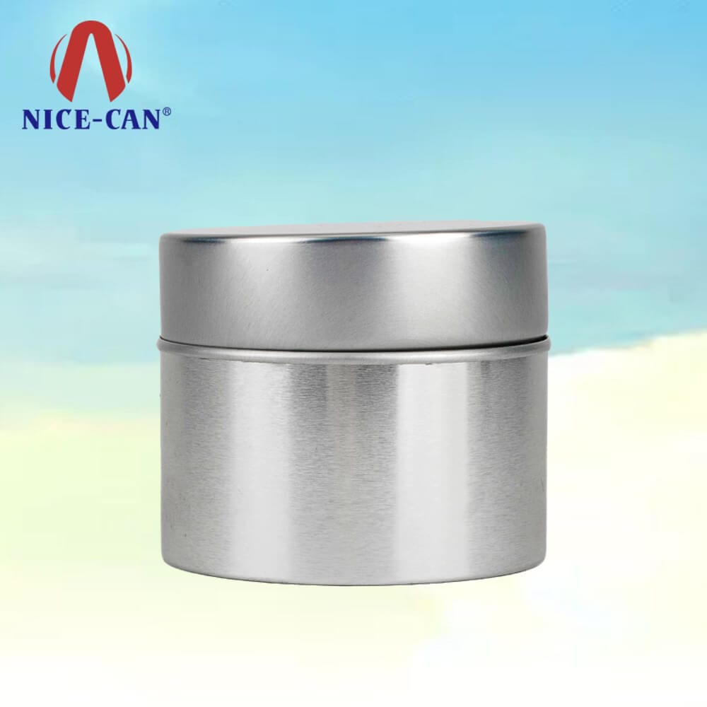 Screw top tins_Round tin can with lid screw lid