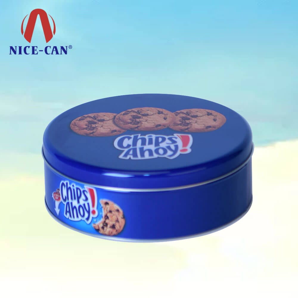 Metal biscuit tin cookie gift tins custom metal packaging biscuit box