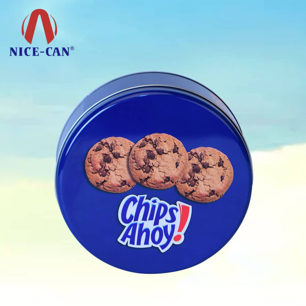 Metal biscuit tin cookie gift tins custom metal packaging biscuit box