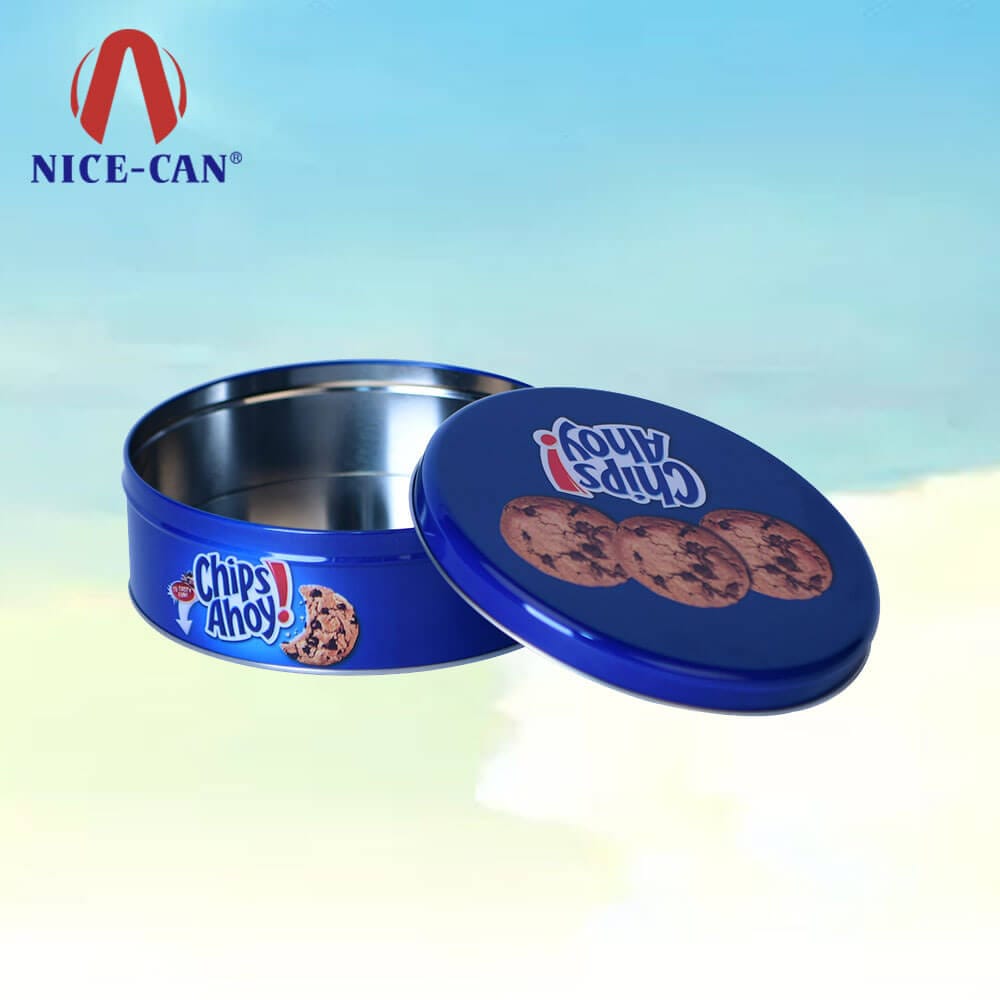 Metal biscuit tin cookie gift tins custom metal packaging biscuit box