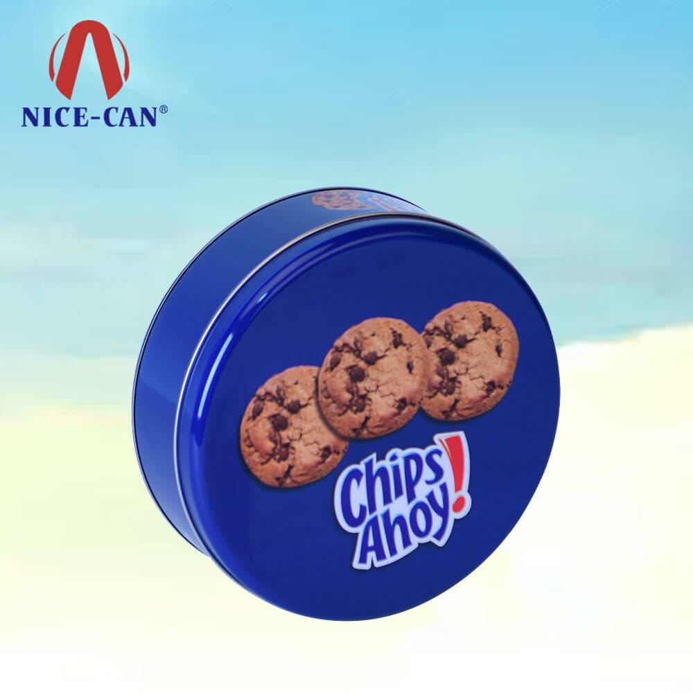 Metal biscuit tin cookie gift tins custom metal packaging biscuit box