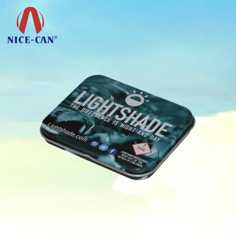 Rectangle candy mint tins manufacturers metal candy box tin packaging