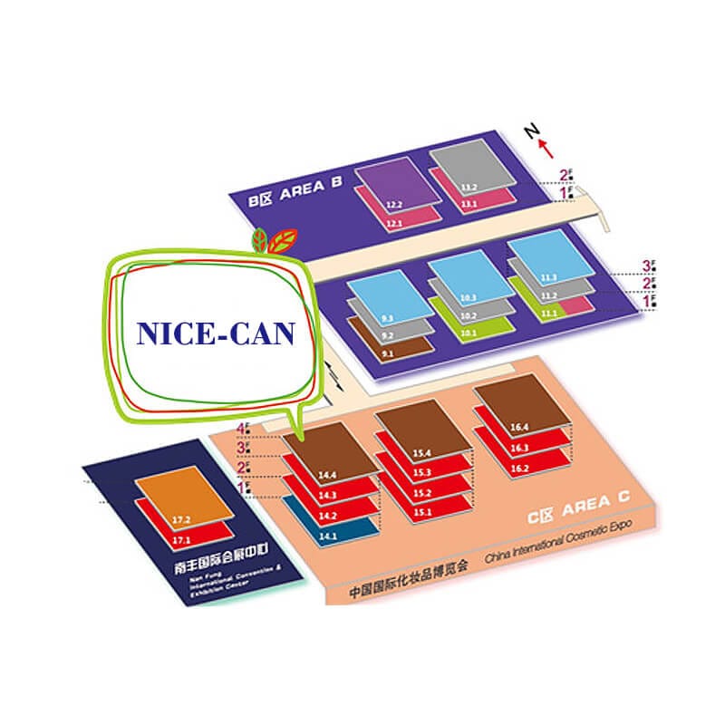 Welcome to the Nice-Can Manufacture booth at the Guangzhou Beauty Expo!