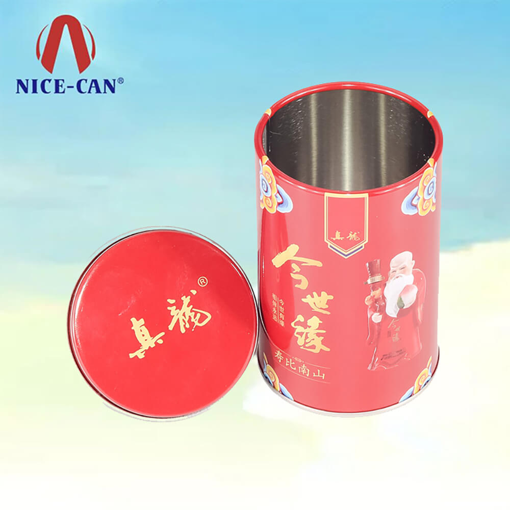 Wholesale empty metal gift ideas storage Spring Festival tin box manufacturers 