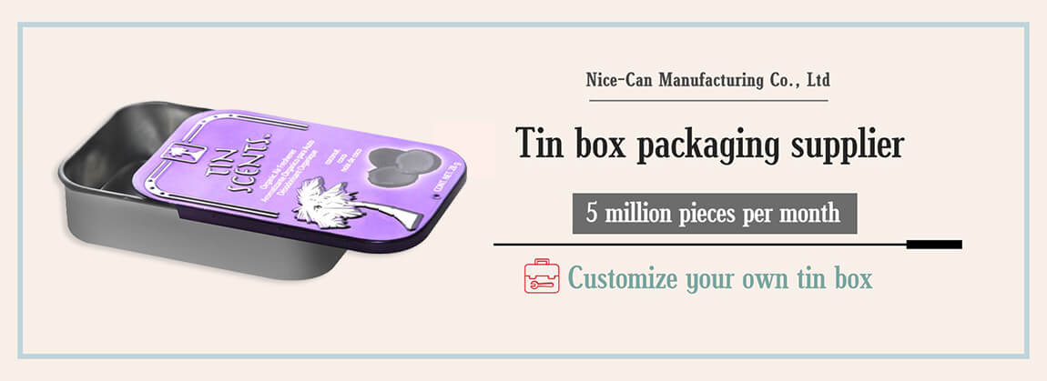 small tin box sliding lid