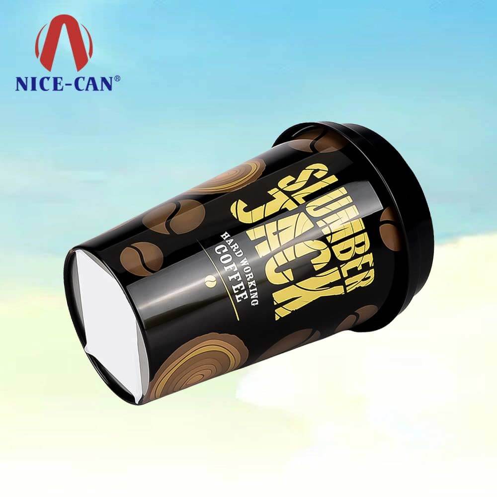 Coffee tin can packaging round tin can coffee tin coffee