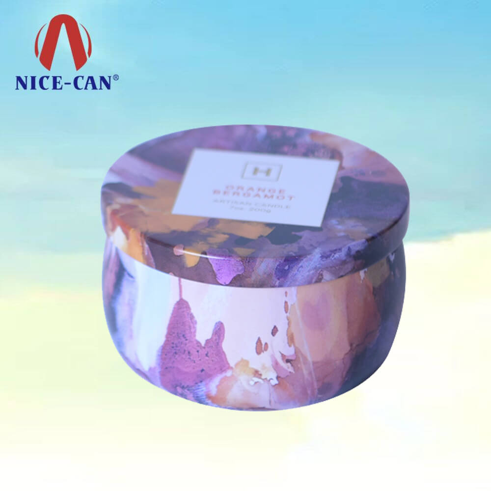 Cheap custom wholesale tin box packaging candle tins containers travels candle