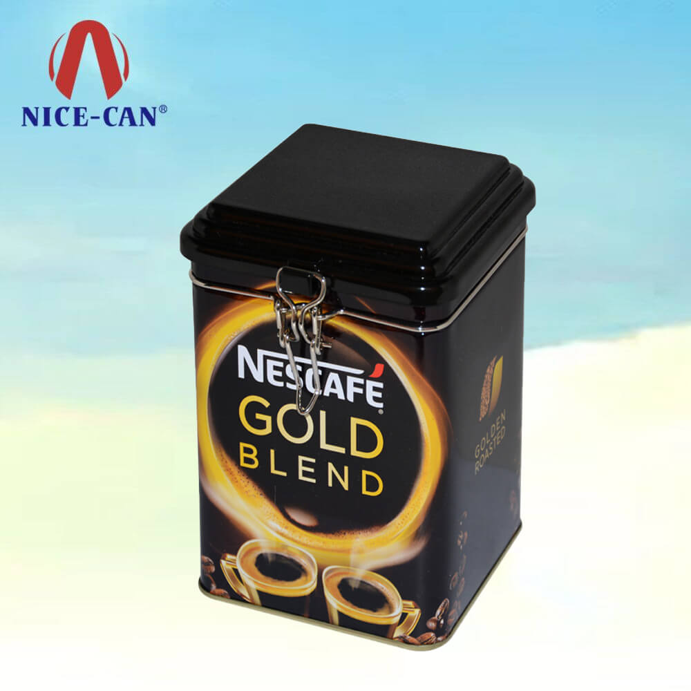 Factory Direct Sale Custom Quality Coffee Tin Box Tin Jar With Lids 