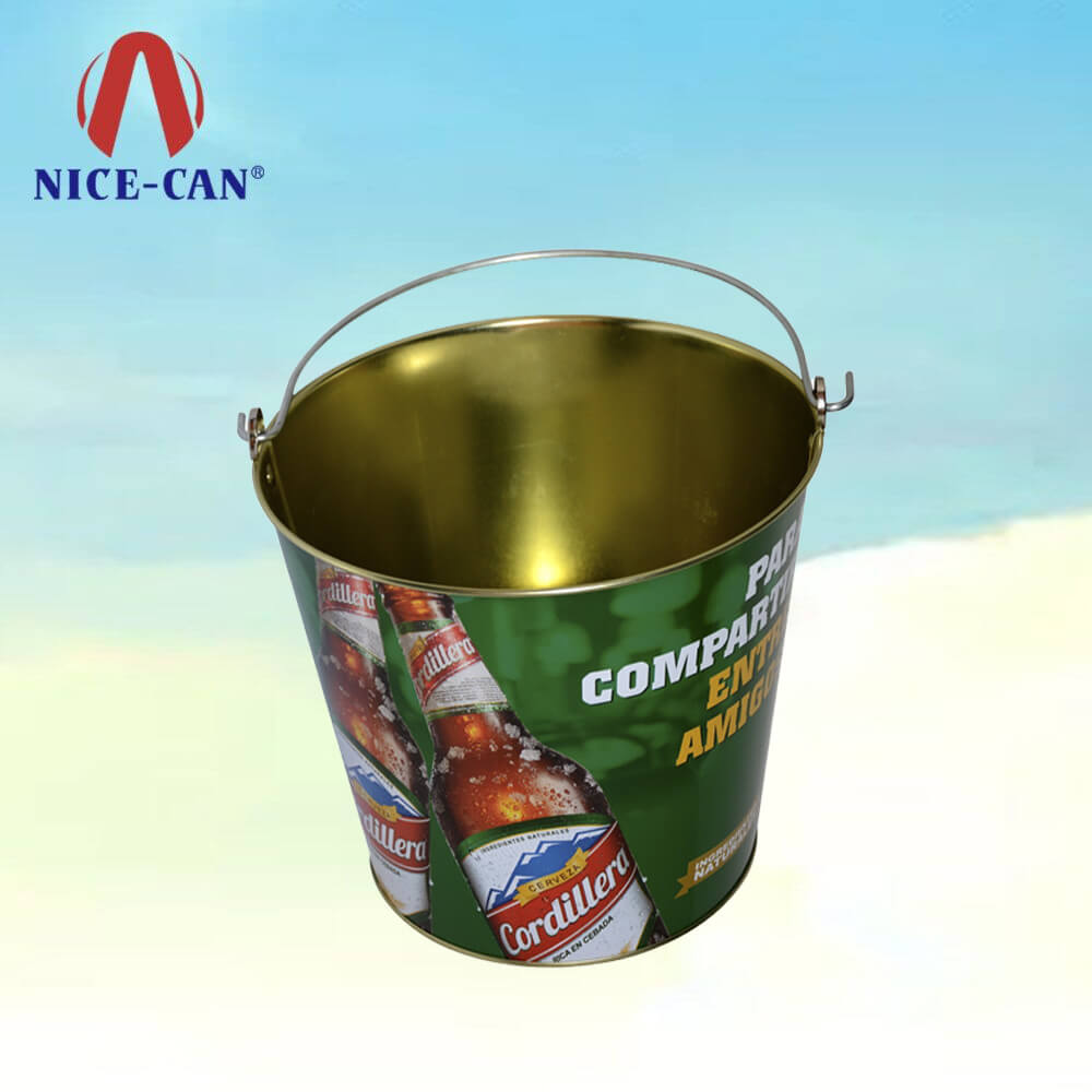 Wholesale Custom Metal Tin Aluminium Stainless Steel Ice Beer Bucket