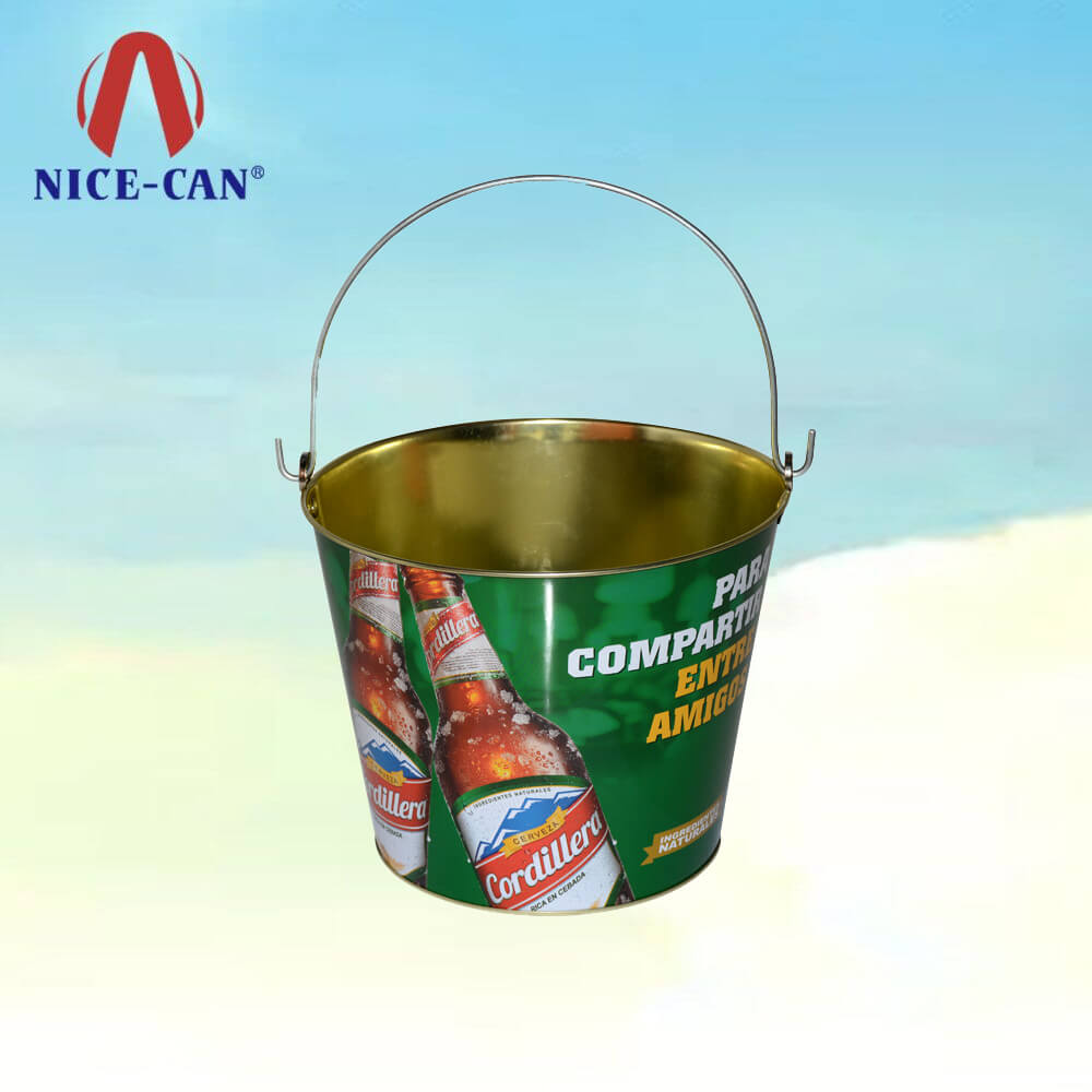 Wholesale Custom Metal Tin Aluminium Stainless Steel Ice Beer Bucket