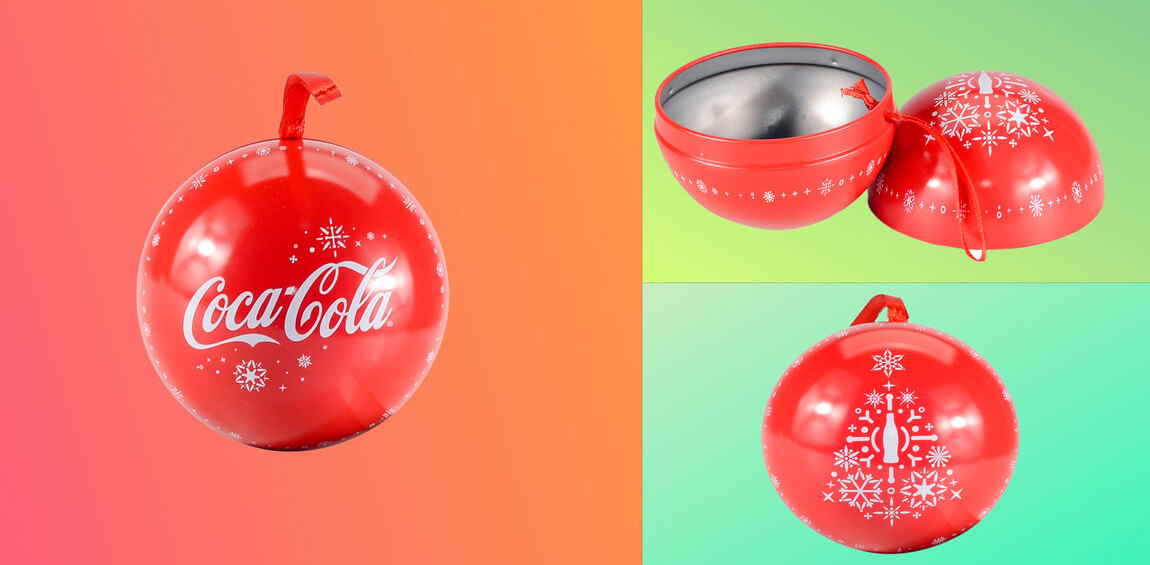 Ball shaped tin cans