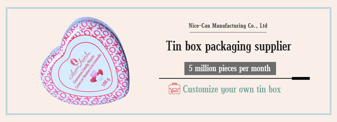 Heart Shaped Tin Box
