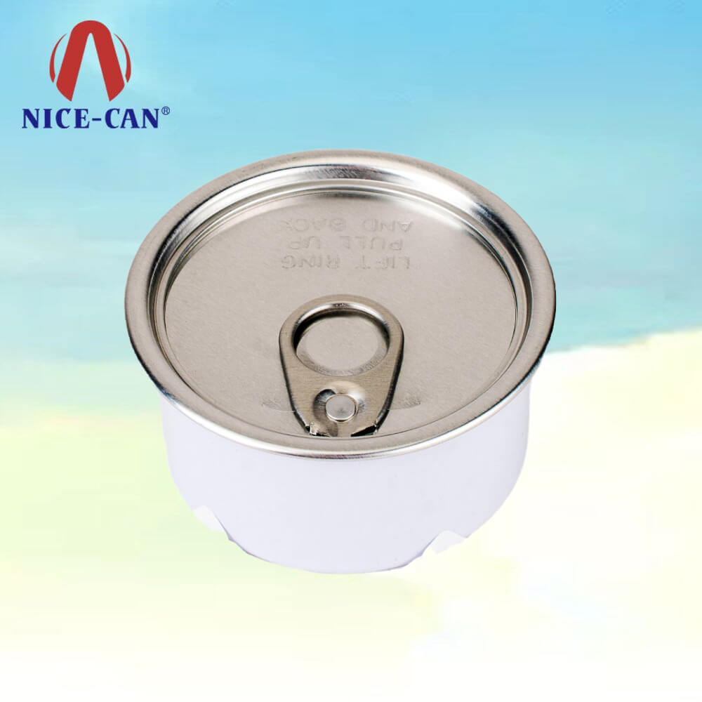 Easy Open Round Ring-pull Tin Can with Removable Lid For Food Canning