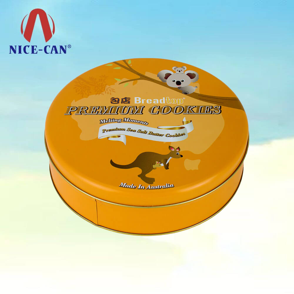 Wholesale Round Customized Logo Mini Tinplate Box Metal Tin Box Factory