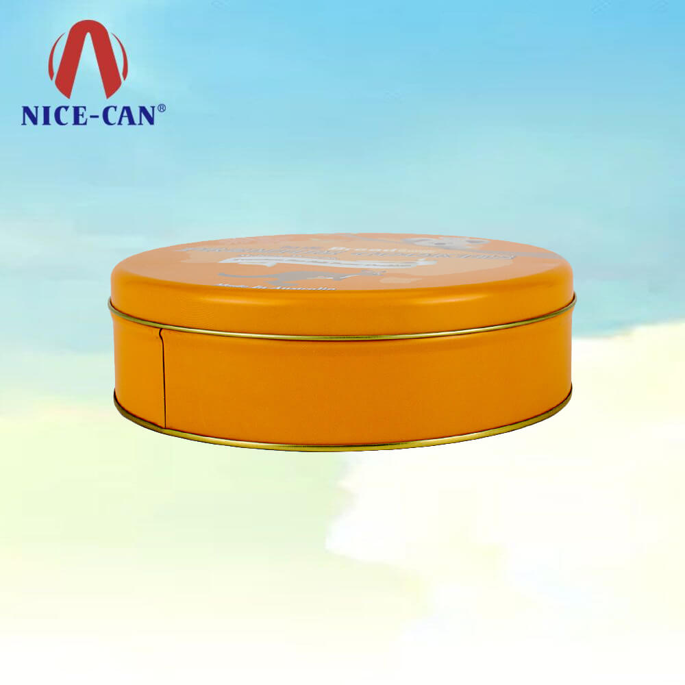 Wholesale Round Customized Logo Mini Tinplate Box Metal Tin Box Factory