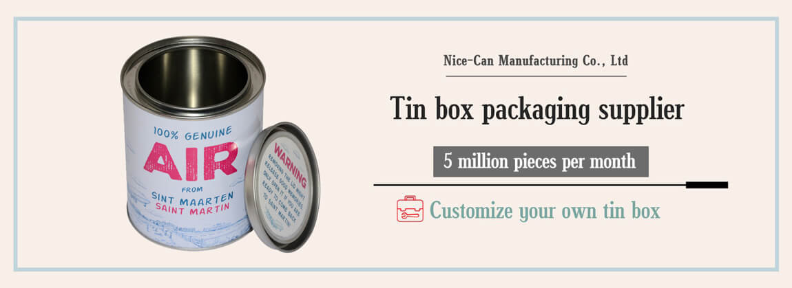 Tin Box with Airtight Lever Lids
