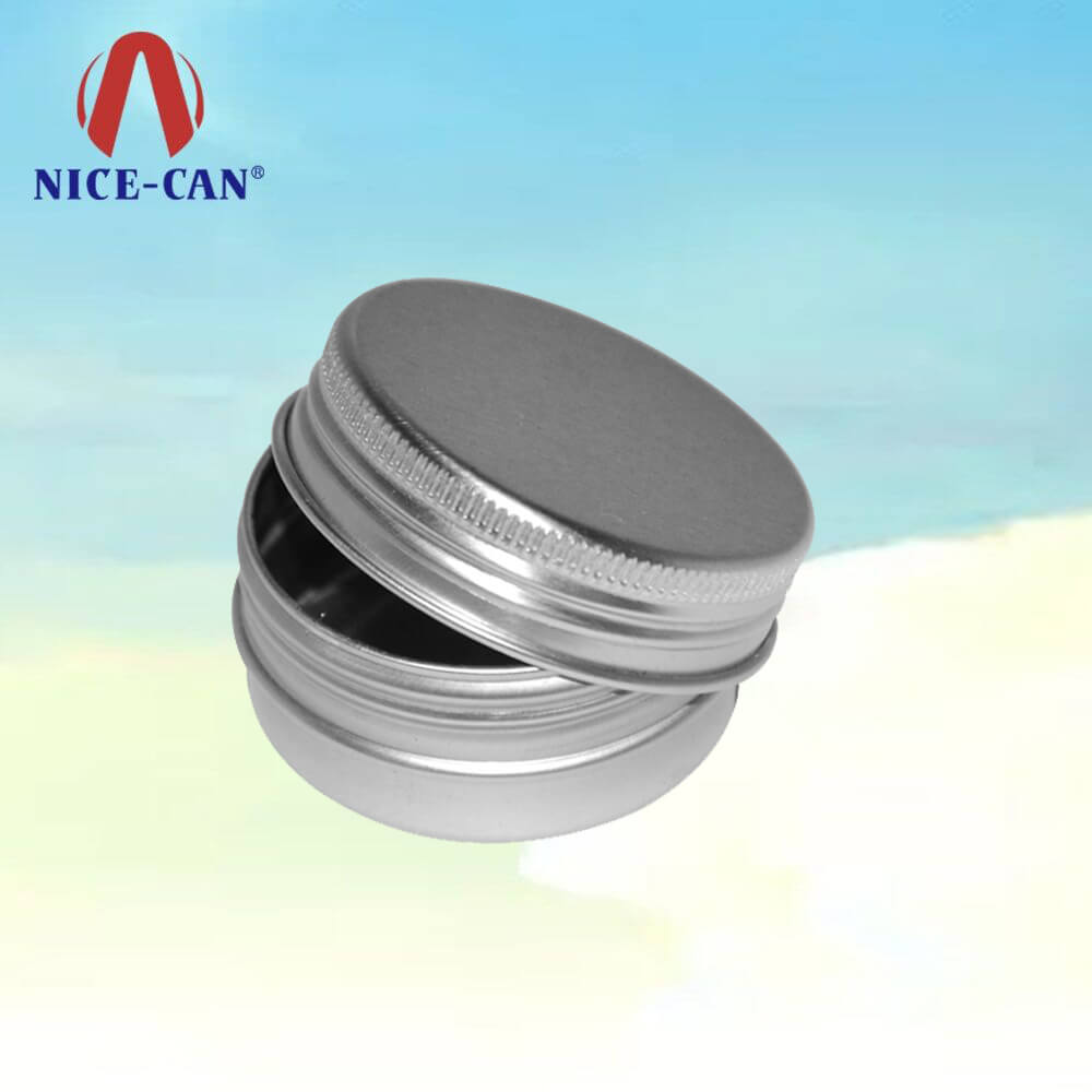 Screw Lids Metal Tin Boxes Empty Travel Cosmetic Refillable Jars Containers
