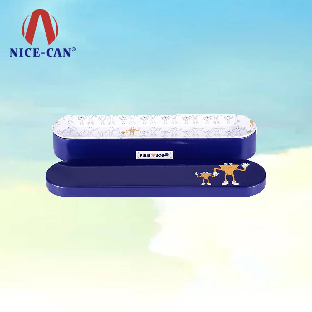 Two-layer Pencil Case Two-tier Customized Tin Box for Stationery