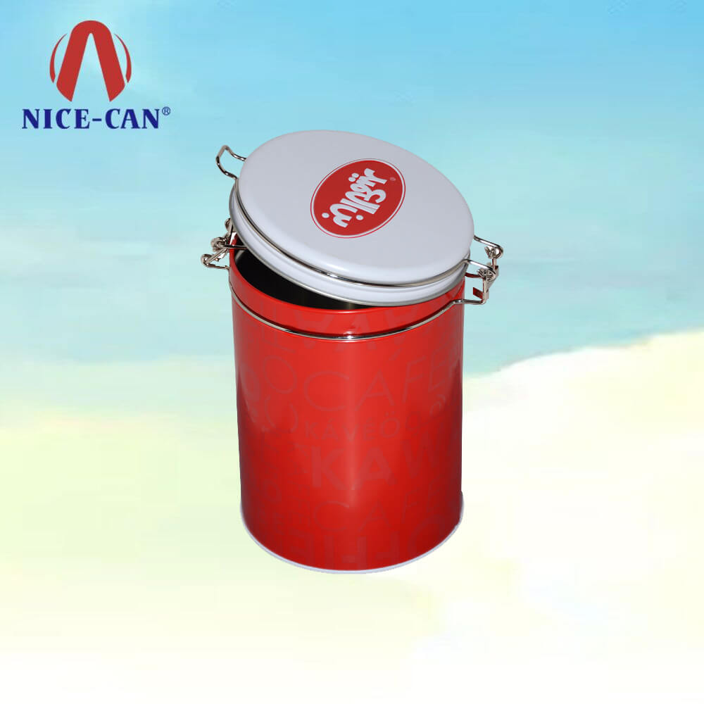 Wholesale Round Empty Airtight Lid Gift Packaging Container Tin Can Boxes