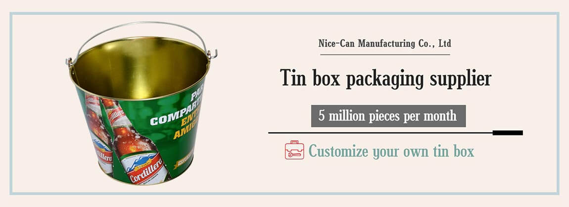 large tin buckets