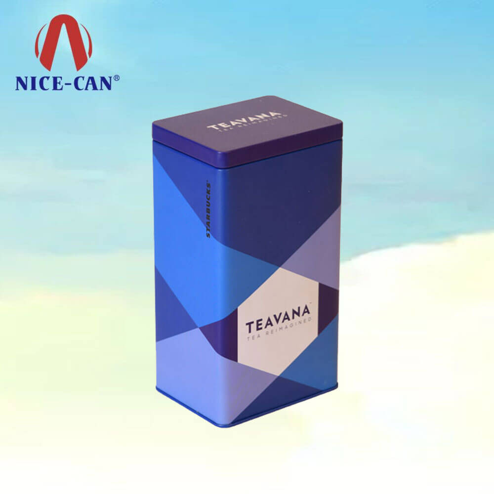 Small wholesale metal loose tea tins tea storage tins tea packaging tin box tin