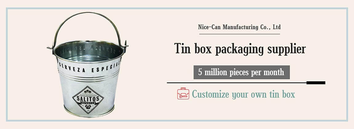 tin bucket with handle