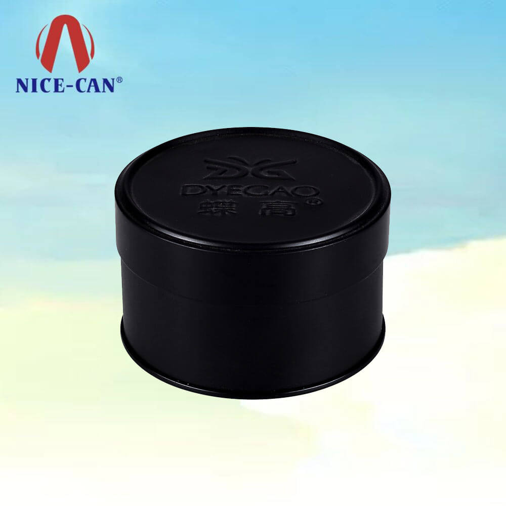 Black candle tins suppliers tinplate wholesale black tin candle containers