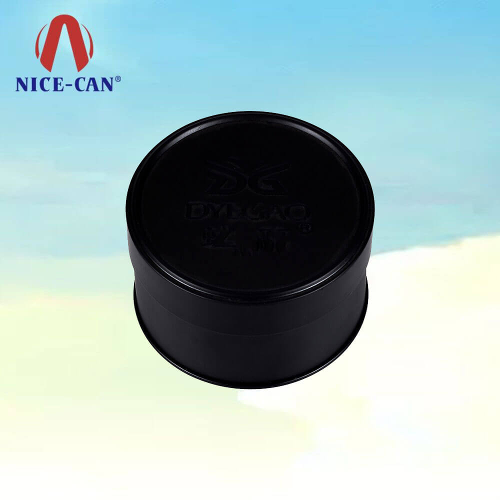 Black candle tins suppliers tinplate wholesale black tin candle containers