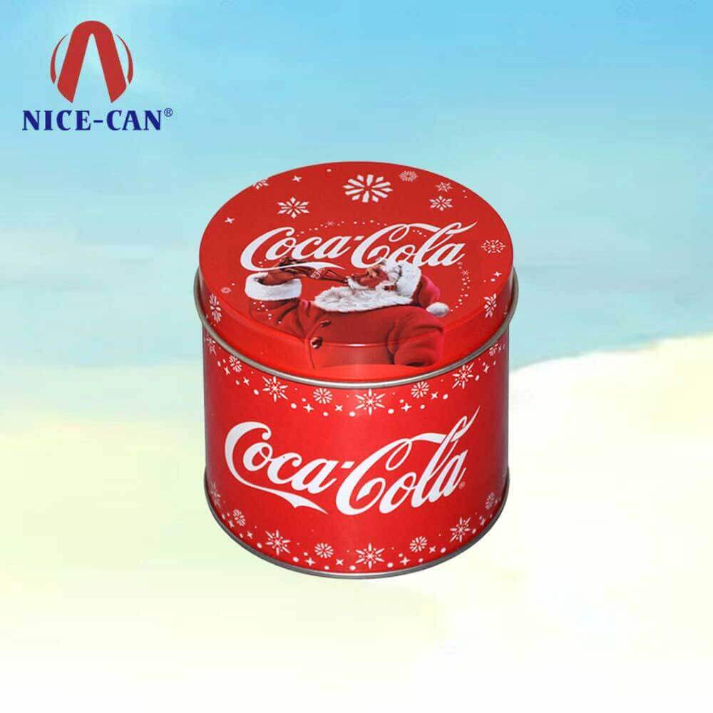 Small round cake tin with lid Christmas cake tin mini round cake tins