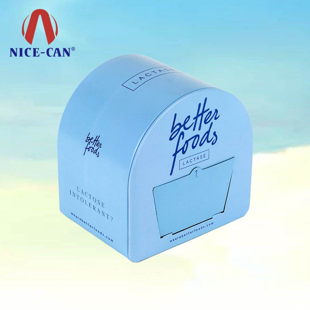 Tin box manufacturer small packaging irregular shape tin boxes empty metal tins