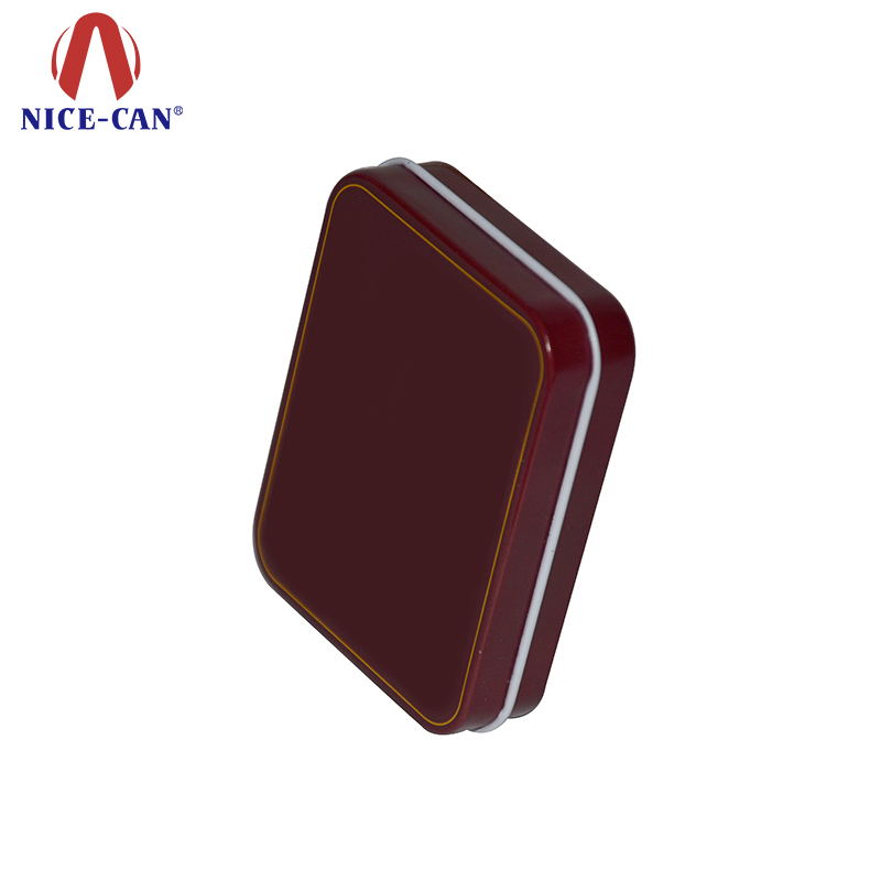 Cigarette metal tin box hinged novelty tobacco tins small tobacco tin